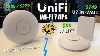 UniFi U7 Lite and U7 In-Wall Review - Better/Worse than a U7 Pro AP?