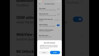 ️ Unlock Bootloader on Redmi Mobile  @XiaomiIndiaOfficial #shorts