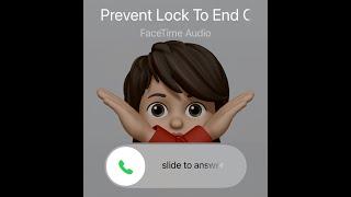 Prevent Lock Button To End Call in iPhone (iOS)