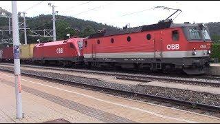 BAHNVERKEHR SEMMERINGBAHN RUND UM DEN BAHNHOF BREITENSTEIN 17.7.2019 TEIL 4