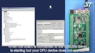 Getting started with STM32 built-in USB DFU Bootloader