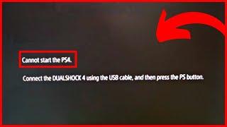 How To Fix PS4 Safe Mode Loop - Cannot start the PS4 Fix