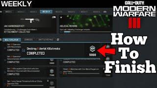 How To Destroy Aerial Killstreaks In Modern Warfare 3 (Weekly Challenges)