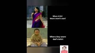 |memes that will make you laugh|Boys v/s Girls Memes|#89