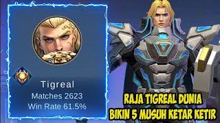 SKILL ZONING TINGKAT DEWA DARI RAJA TIGREAL - TOP 1 GLOBAL TIGREAL MOBILE LEGENDS