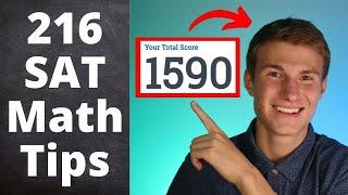  Score 800 on SAT Math - Use These 216 Tips!