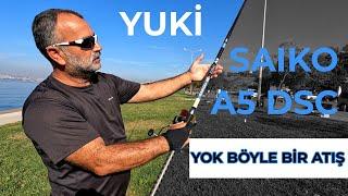 Pendulum Atış Tekniği ile Sınırları Zorladık / Yuki SAİKO A5 DSC Surf Olta Kamışı