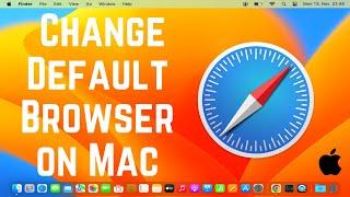 How To Change Default Browser On Your MacBook / Mac / MacOS