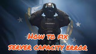 How To Fix Server Capacity Problem In Helldivers 2