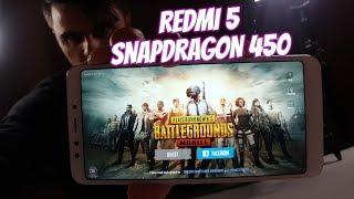 Xiaomi Redmi 5 PUBG Gameplay Snapdragon 450/Adreno 506/Gaming test