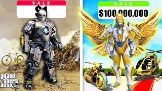 $1 IRON MAN Vs $1,000,000 IRON MAN In GTA 5!