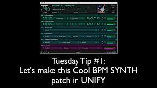 Tuesday Tip #1: BPM SYNTH Programming Tutorial