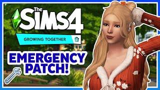 EMERGENCY GROWING TOGETHER PATCH OUT NOW! (Sims 4 March 2023)