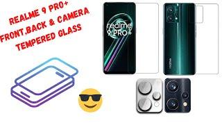 Realme 9 Pro Plus Front,Back And Camera Tempered Glass Screen Protector How to Apply Tempered Glass