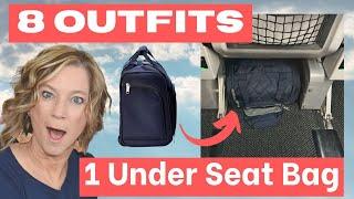 Under the Seat Bag Packing Hacks With 8 Outfits