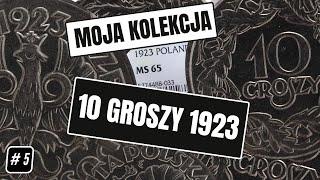 10 GROSZY 1923. Moneta z mojej kolekcji monet II RP.