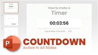 How to insert Countdown Timer in PowerPoint (Across Multiple Slides)