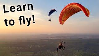 How To Fly A Paramotor!