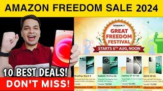 Amazon Great Freedom Festival Sale 2024 - 10 Best Smartphone Deals & Offers | Freedom Sale 