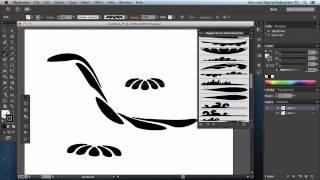 Introducing the Illustrator Brush tool and the various different brush types