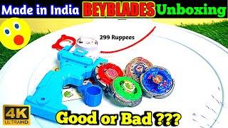 Made in India BEYBLADES | Good or Bad? | Fake Metal Beyblade Set | 300 Ruppees only