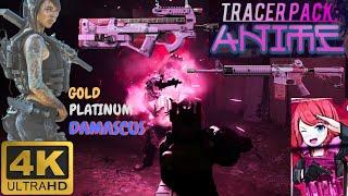 COD MW PINK ANIME TRACER PACK Night Realism Gameplay | Gold, Platinum, Damascus | MW Camo Previews