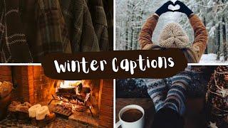 Winter captions for instagram | Winter quotes | Aesthetic winter instagram captions