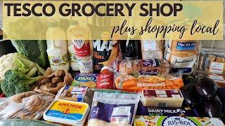 BUDGET GROCERY SHOPPING | SHOPPING LOCAL | WEEKLY FOOD SHOPPING | SMALL TESCO HAUL | MEAL PLAN |