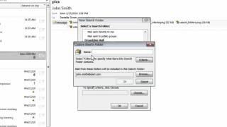 Using Search Folders in Outlook