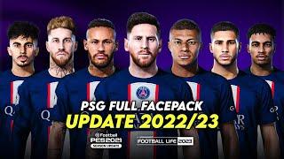 PARIS SAINT-GERMAIN FULL FACEPACK 2022/23 | EFOOTBALL PES 2021 & SP FOOTBALL LIFE 2023