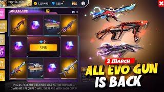 New All Evo Gun Return Event | New Event Free Fire Bangladesh Server | Free Fire New Event