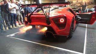 Zenvo TSR-S 1200HP shooting Big flames 