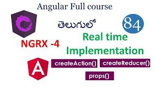 ngrx with create reducer & create action|ngrx in angular |ngrx in telugu|angular tutorials in telugu