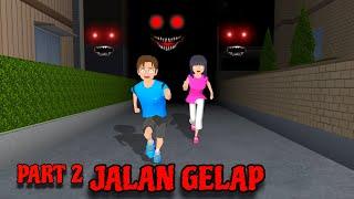 Yuta Dan Mio Ketemu Hantu Pocong Dan Kuntilanak Di Jalan Gelap Part 2 || Sakura School Simulator