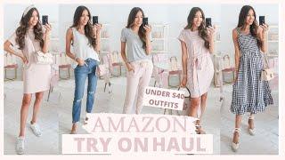 AMAZON FASHION SPRING TRY ON HAUL 2021 | Casual to Dressy Spring Outfits under $40 + my picks!!