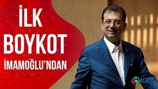 İlk Boykot İmamoğlu'ndan | KRT Kültür TV