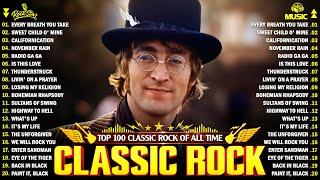 Classic Rock 70s 80s 90s Full Album ️ The Beatles, Queen, Nirvana, Metallica, Aerosmith, Bon Jovi