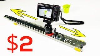 Build $2 DIY Camera Slider! Cheap