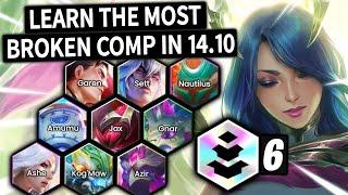 LEARN THIS MOST BROKEN COMP to CLIMB RANKED for Patch 14.10 - TFT Builds | Teamfight Tactics Guide