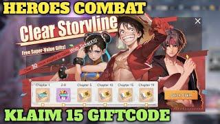 AKHIRNYA‼️KLAIM 15 GIFTCODE HEROES COMBAT 