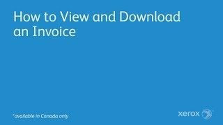 How To View and Download an Invoice