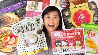 TRYING EVERY COSTCO ASIAN FOOD PRODUCT PART 3! (NEW boba mochi, ahi poke, ramen, short rib & more)