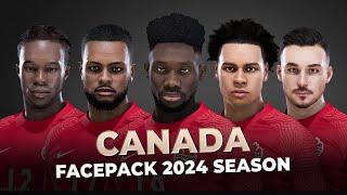 Canada NT Facepack 2024 Season - Football Life 2024 & PES 2021 (PC MOD)