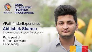 Pathfinder Speak | Abhishek Sharma | M.Tech. Software Engineering for Working Professionals