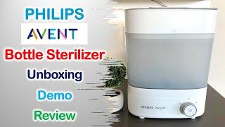 Philips Avent Premium Baby Bottle Sterilizer with Dryer | Unboxing | Demo | Review