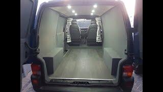 VW T4 Transporter day van build Indian blue VanlifeNomad