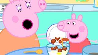 Peppa Pig Official Channel  Peppa Pig Makes Chocolate Cake Special