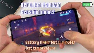 OPPO A94 Test Game Genshin Impact | Helio P95