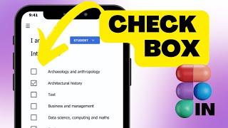 CheckBox in Figma | Figma Tutorial 