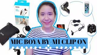 MIC BOYA BY-M1 CLIP ON | CLIP ON BOYA | NERVI SINAGA